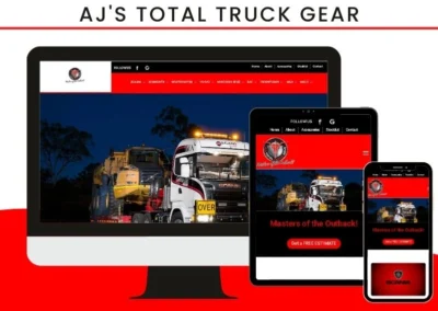 AJS Total Truck Gear Website Design