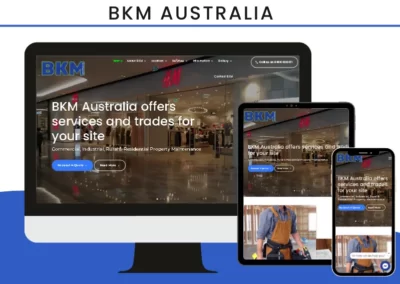 BKM Australia Website Design