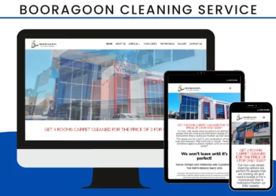 Booragoon Cleaning Service WebsBooragoon Cleaning Service Website Designite Design