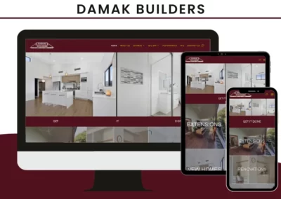 Damak Builders Website Design