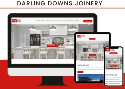 Darling Downs Joinery Website Design