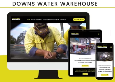 Downs Water Warehouse Website Design