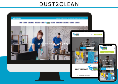 Dust2Clean Website Design