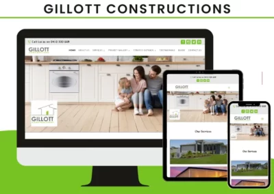 Gillott Constructions Web Design