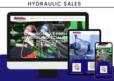 Hydraulic Sales Website Design