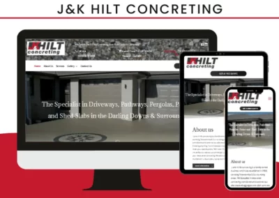 JandKHilt Concreting Website Design