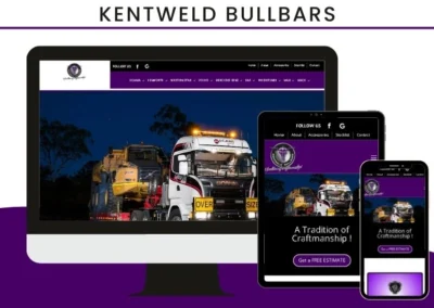 Kentweld Bullbars Website Design
