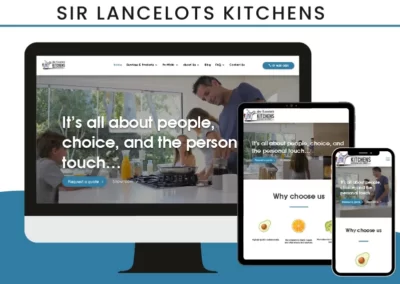 Sir Lancelots Kitchens Website Design