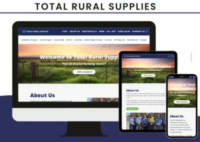 Total Rural Supplies Website Design