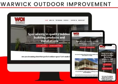 Warwick Outdoor Improvement Website Design