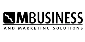 M Business Logo with white background